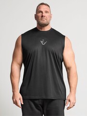 BadRhino Big & Tall Black Ironrhino Logo Vest - Image 1 of 6