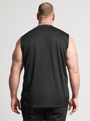 BadRhino Big & Tall Black Ironrhino Logo Vest - Image 2 of 6