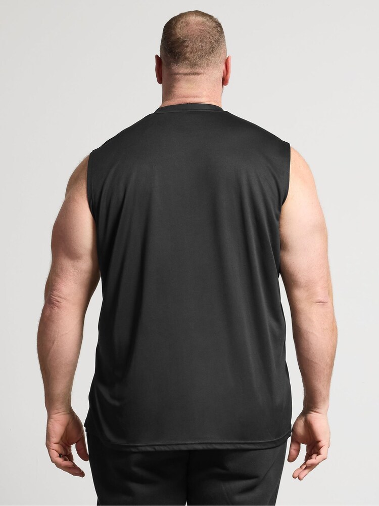 BadRhino Big & Tall Black Ironrhino Logo Vest - Image 2 of 6