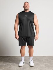 BadRhino Big & Tall Black Ironrhino Logo Vest - Image 3 of 6