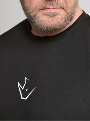 BadRhino Big & Tall Black Ironrhino Short Sleeve Logo T-Shirt - Image 4 of 6