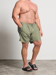 BadRhino Big & Tall Green Milan Swim Shorts - Image 1 of 5