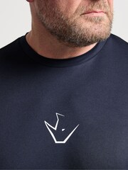 BadRhino Big & Tall Blue Ironrhino Long Sleeve Logo T-Shirt - Image 4 of 6