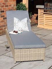 Royalcraft Beige Wentworth Garden Sunlounger - Image 1 of 6