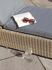 Royalcraft Beige Wentworth Garden Sunlounger - Image 3 of 6