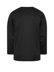 BadRhino Big & Tall Black Ironrhino Long Sleeve Text Logo T-Shirt - Image 6 of 6