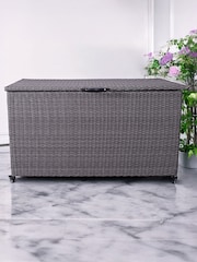 Royalcraft Charcoal Weave Garden Cushion Storage Box 645L - Image 2 of 6