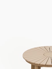 Royalcraft Natural Roma Garden Bistro Table With 2 Deluxe Chairs - Image 6 of 6