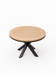 Royalcraft Black Tuscany Garden Set With 4 Elba Dining Chairs - Image 5 of 5