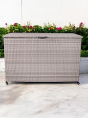 Royalcraft Beige Weave Garden Cushion Storage Box 510L - Image 2 of 6