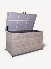 Royalcraft Beige Weave Garden Cushion Storage Box 510L - Image 3 of 6
