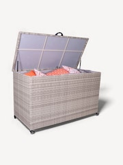 Royalcraft Natural Weave Garden Cushion Storage Box 826L - Image 3 of 6