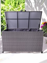 Royalcraft Charcoal Weave Garden Cushion Storage Box 826L - Image 1 of 6