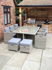 Royalcraft Beige Wentworth 10 Seater Garden Cube Set - Image 1 of 5