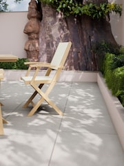 Royalcraft Natural London Garden Set With 4 Rope Folding Armchairs - Image 2 of 5