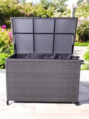 Royalcraft Charcoal Weave Garden Cushion Storage Box 510L - Image 1 of 6