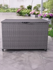 Royalcraft Charcoal Weave Garden Cushion Storage Box 510L - Image 2 of 6