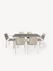 Royalcraft Champagne Porto 6 Seater Garden Dining Set - Image 3 of 5