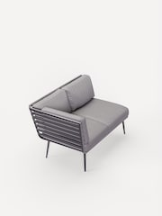 Royalcraft Grey Mayfair Garden Corner Firepit Lounge Set - Image 6 of 6