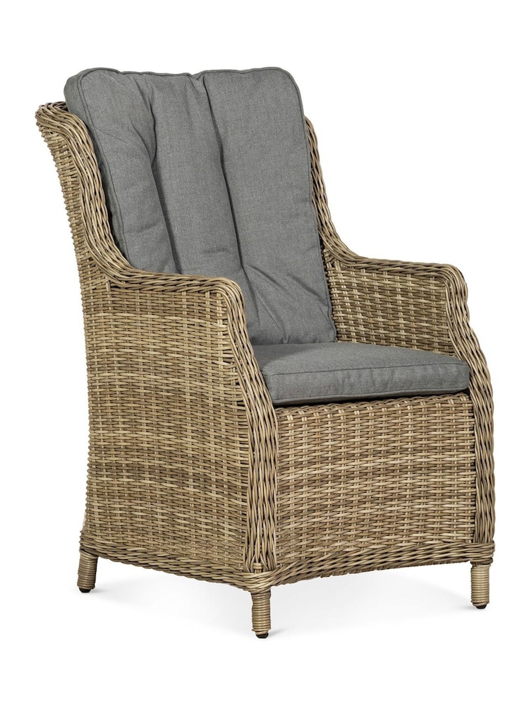 Royalcraft Beige Wentworth 4 Seater Garden Highback Dining Set - Image 6 of 6 Royalcraft Beige Wentworth 4 Seater Garden Highback Dining Set - Image 6 of 6