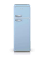Swan Pastel Blue Retro Top Mounted Fridge Freezer - Image 1 of 1