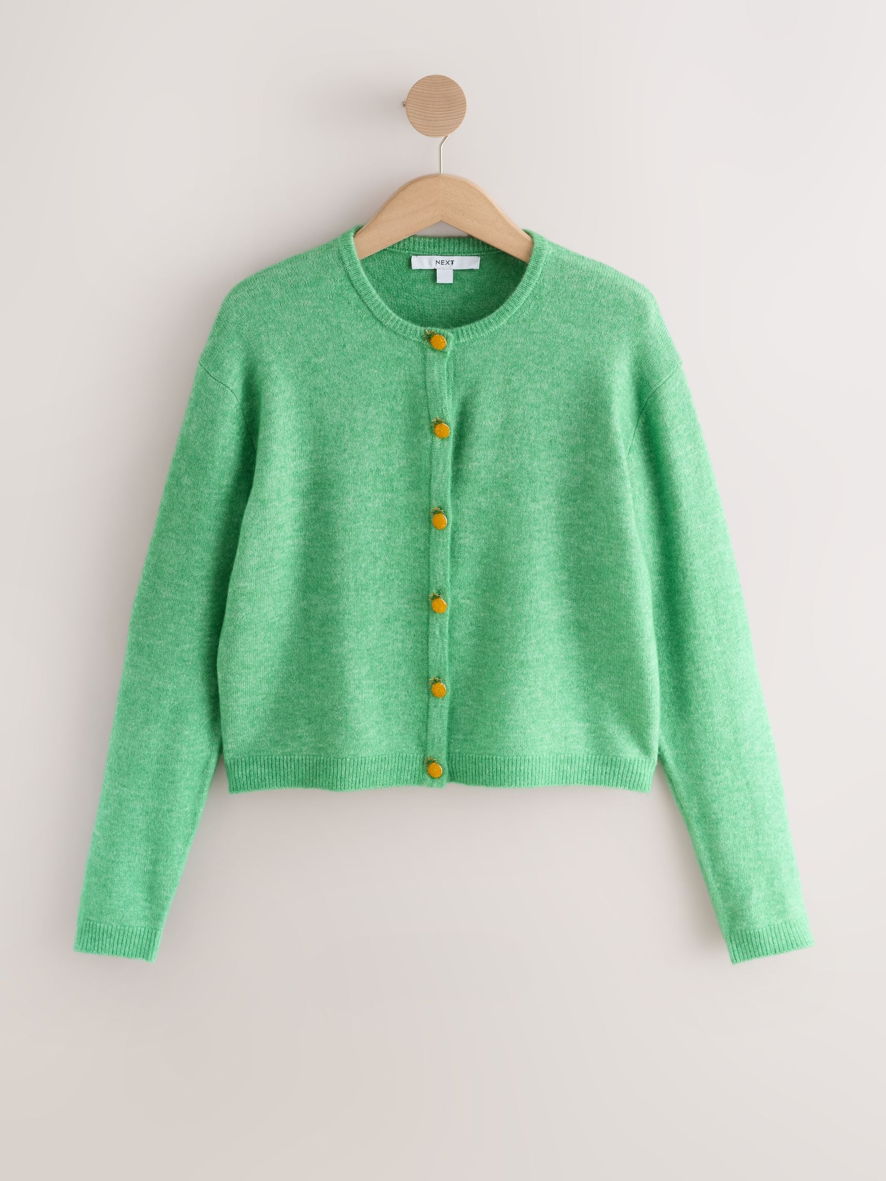 NEIGHBORHOOD PLAINE CARDIGAN オリーブ XL Buy Green Pineapple Buttons Crew Neck Knitted Cardigan from Next USA