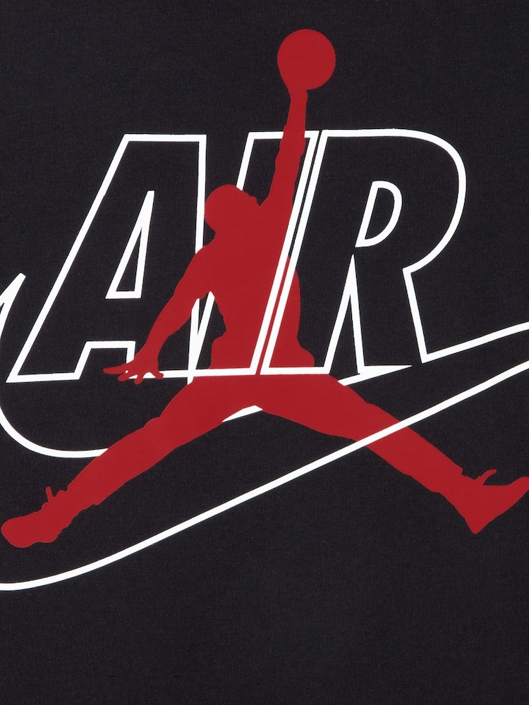 Jordan Black Jumpman Air Hooded Long Sleeve Hoodie - Image 3 of 3