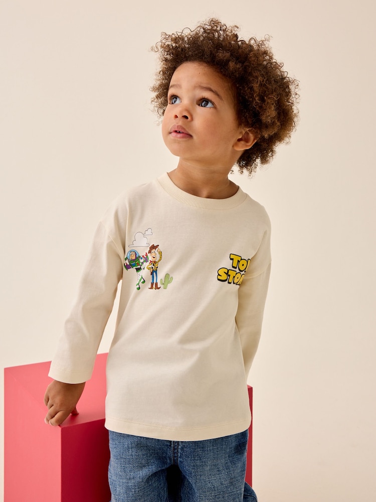 Ecru Toy Story Long Sleeve T-Shirt (3mths-8yrs) - Image 2 of 4