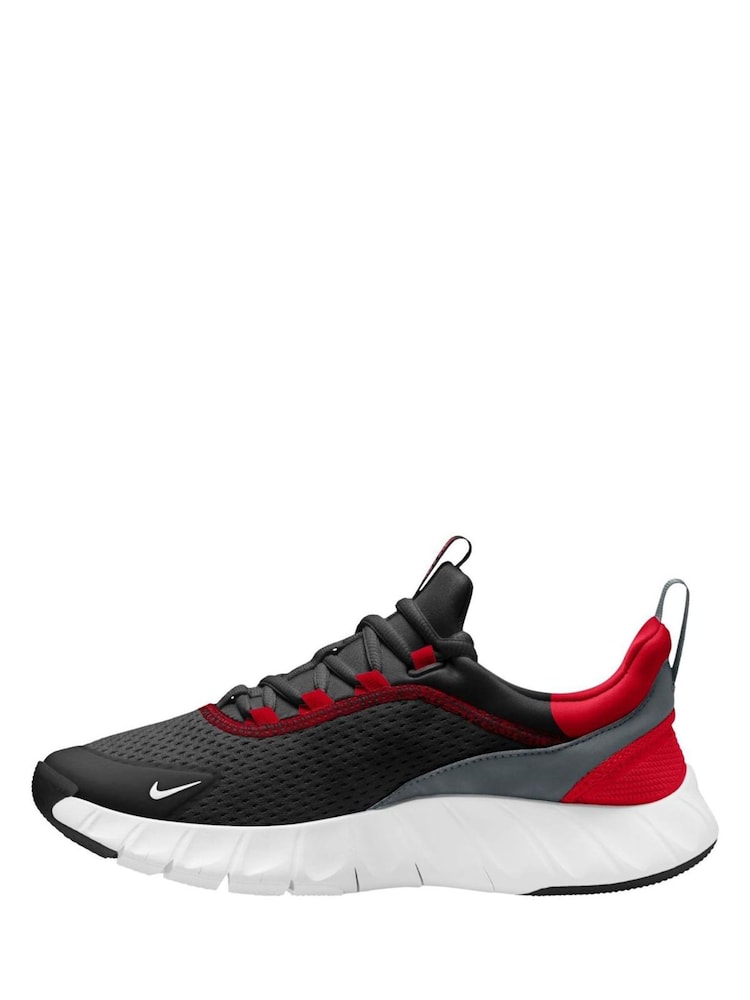 Nike Black/University Red Youth Free Ride Trainers - Image 2 of 4 Nike Black/University Red Youth Free Ride Trainers - Image 2 of 4