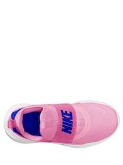 Nike Pink Rise Junior Flex Runner 4 Trainers - Image 3 of 4