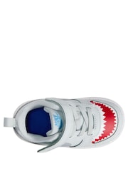 Nike Grey Shark Infant Court Borough Low Recraft Trainers - Image 3 of 4