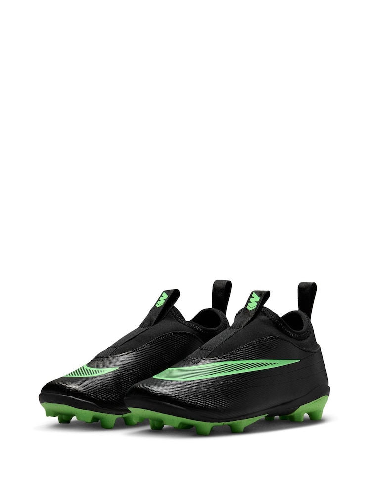 Nike Black Jr. Mercurial Vapor 17 Club PS Little Kids' Multi-Ground Low-Top Football Boots - Image 2 of 6 Nike Black Jr. Mercurial Vapor 17 Club PS Little Kids' Multi-Ground Low-Top Football Boots - Image 2 of 6