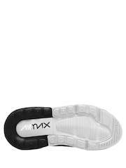 Nike Black/Cool Grey Junior Air Max 270 Trainers - Image 4 of 4