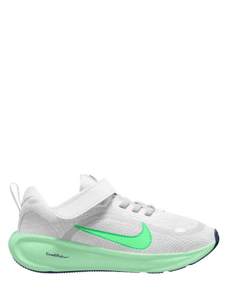 Nike White/ Illusion Green Junior Stellar Ride Trainers - Image 1 of 4 Nike White/ Illusion Green Junior Stellar Ride Trainers - Image 1 of 4