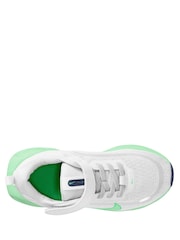 Nike White/ Illusion Green Junior Stellar Ride Trainers - Image 3 of 4