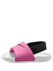 Nike Red Infant Kawa Sliders - Image 2 of 4