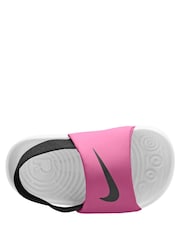 Nike Red Infant Kawa Sliders - Image 3 of 4