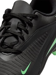 Nike Black Jr. Phantom 6 Low Club Multi Ground Football Boots - Image 9 of 11
