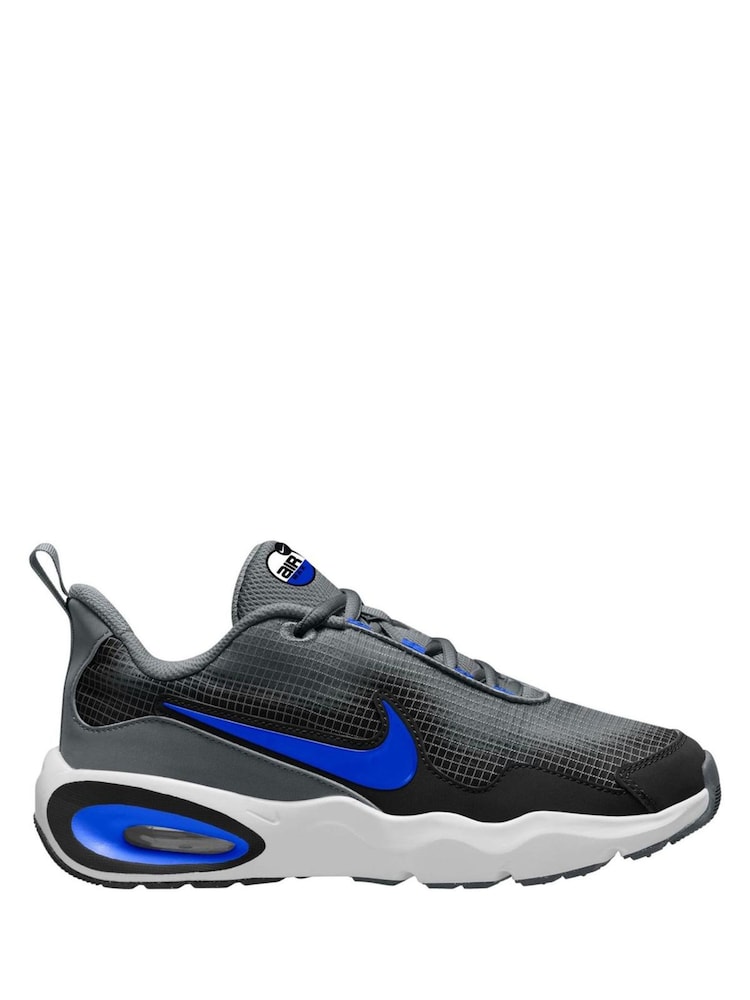 Nike Black/Grey Blue Youth Air Max Nova Trainers - Image 1 of 4 Nike Black/Grey Blue Youth Air Max Nova Trainers - Image 1 of 4