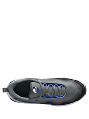 Nike Black/Grey Blue Youth Air Max Nova Trainers - Image 3 of 4