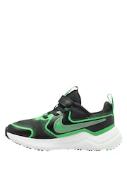 Nike Black/Illusion Green Junior Cosmic Running Trainers - Image 2 of 4