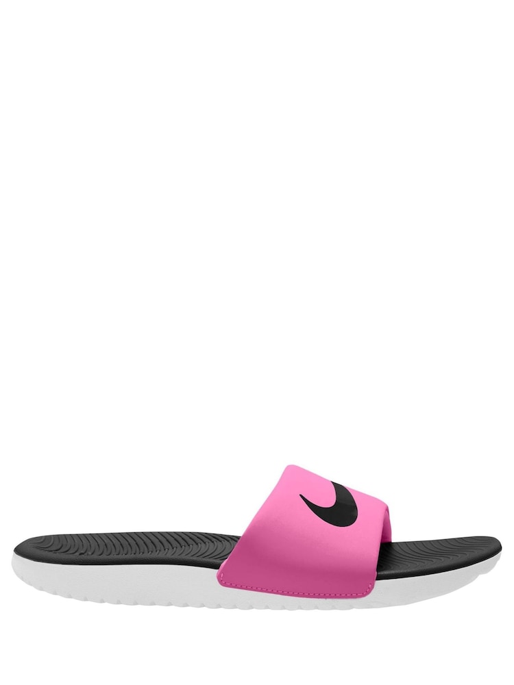 Nike Playful Pink Kawa Junior Youth Sandals - Image 1 of 4 Nike Playful Pink Kawa Junior Youth Sandals - Image 1 of 4