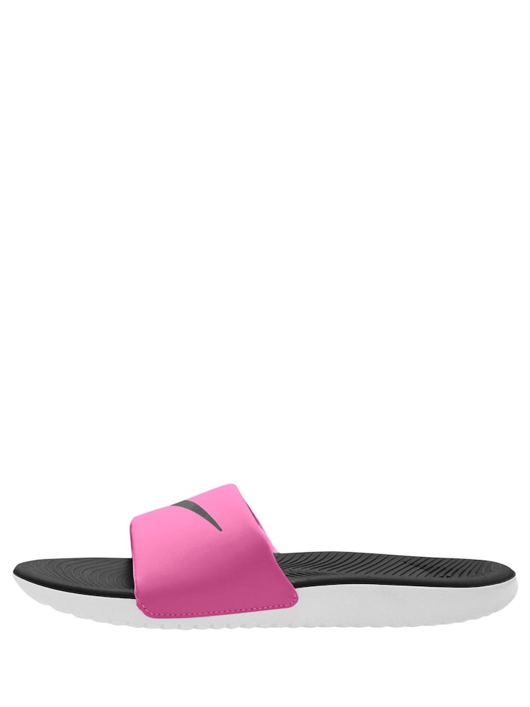 Nike Playful Pink Kawa Junior Youth Sandals - Image 2 of 4 Nike Playful Pink Kawa Junior Youth Sandals - Image 2 of 4