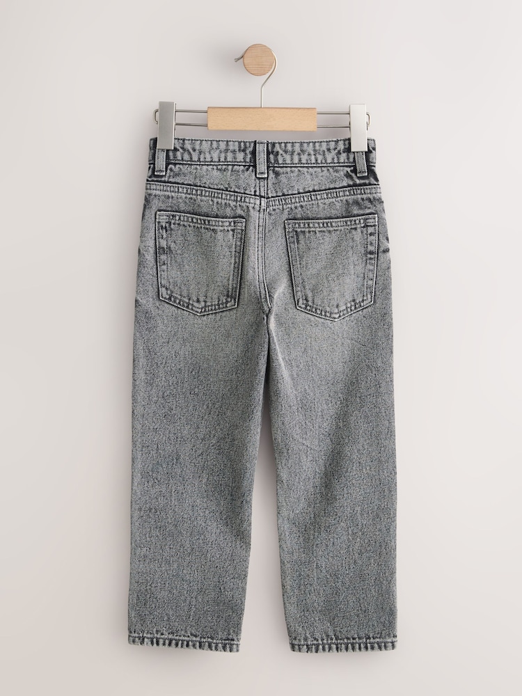 Dark Grey Loose Fit Authentic Jeans (3-16yrs) - Image 2 of 4 Dark Grey Loose Fit Authentic Jeans (3-16yrs) - Image 2 of 4