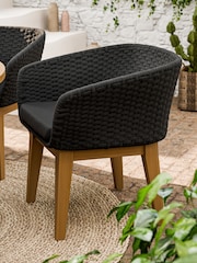 Royalcraft Black Eden Dawn Garden Dining Chair - Image 1 of 6