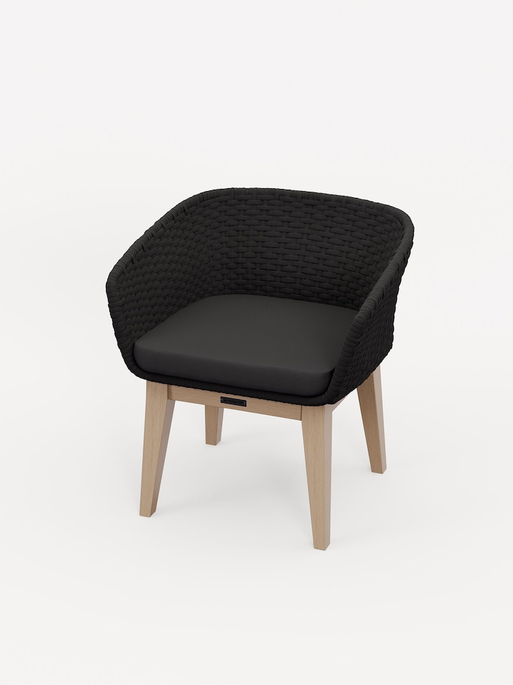 Royalcraft Black Eden Dawn Garden Dining Chair - Image 6 of 6 Royalcraft Black Eden Dawn Garden Dining Chair - Image 6 of 6