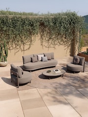 Royalcraft 4 Piece Natural Oslo Garden Lounging Set - Image 1 of 6