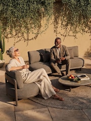 Royalcraft 4 Piece Natural Oslo Garden Lounging Set - Image 2 of 6