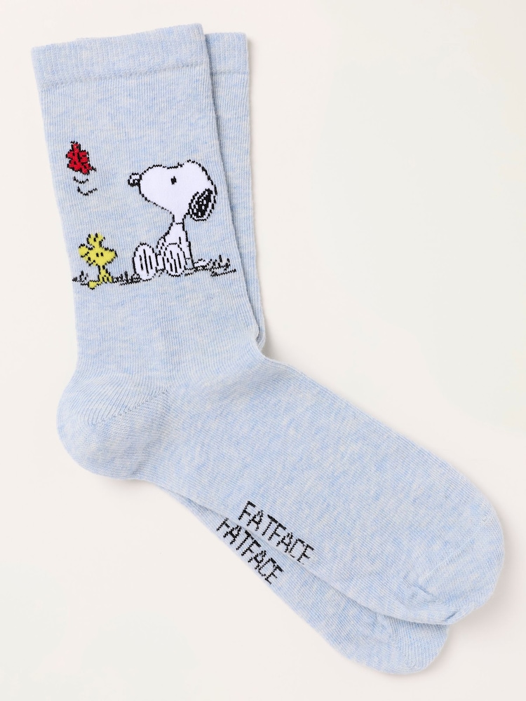 FatFace Blue Snoopy Socks - Image 1 of 2 FatFace Blue Snoopy Socks - Image 1 of 2