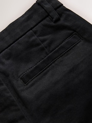 Black Longer Length Skinny Fit Stretch Chino Trousers (3-17yrs) - Image 4 of 4